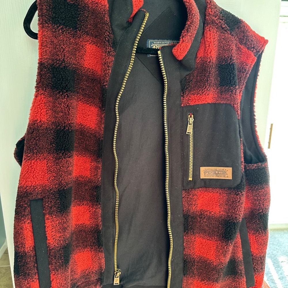 Mens Pendleton Fleece Vest